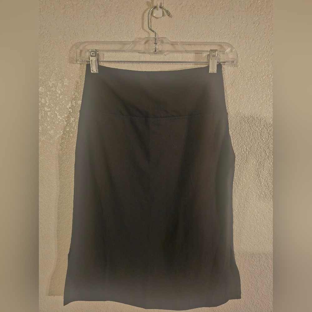 🖤NWOT Rae Mode "Just A Girl Side Slit ✏️Skirt" Buttery Soft🧈 Black Sz Small🖤 - Picture 6 of 11